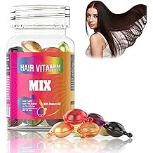 Capsules for Hair Care,30PCS Hair Vitamin Serum Capsule, Hair Care Essence Rich in Vitamin E Capsules, Moroccanoil Hair Oil for Hair Repair and Care, Improves Dryness and Frizz Mixed Color