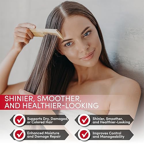 Miniatura 7 de Agi Max - Kit de tratamiento de queratina natural brasileña para alisar rizos y encrespamiento reducción de daños secos nutrir e hidratar la raíz a