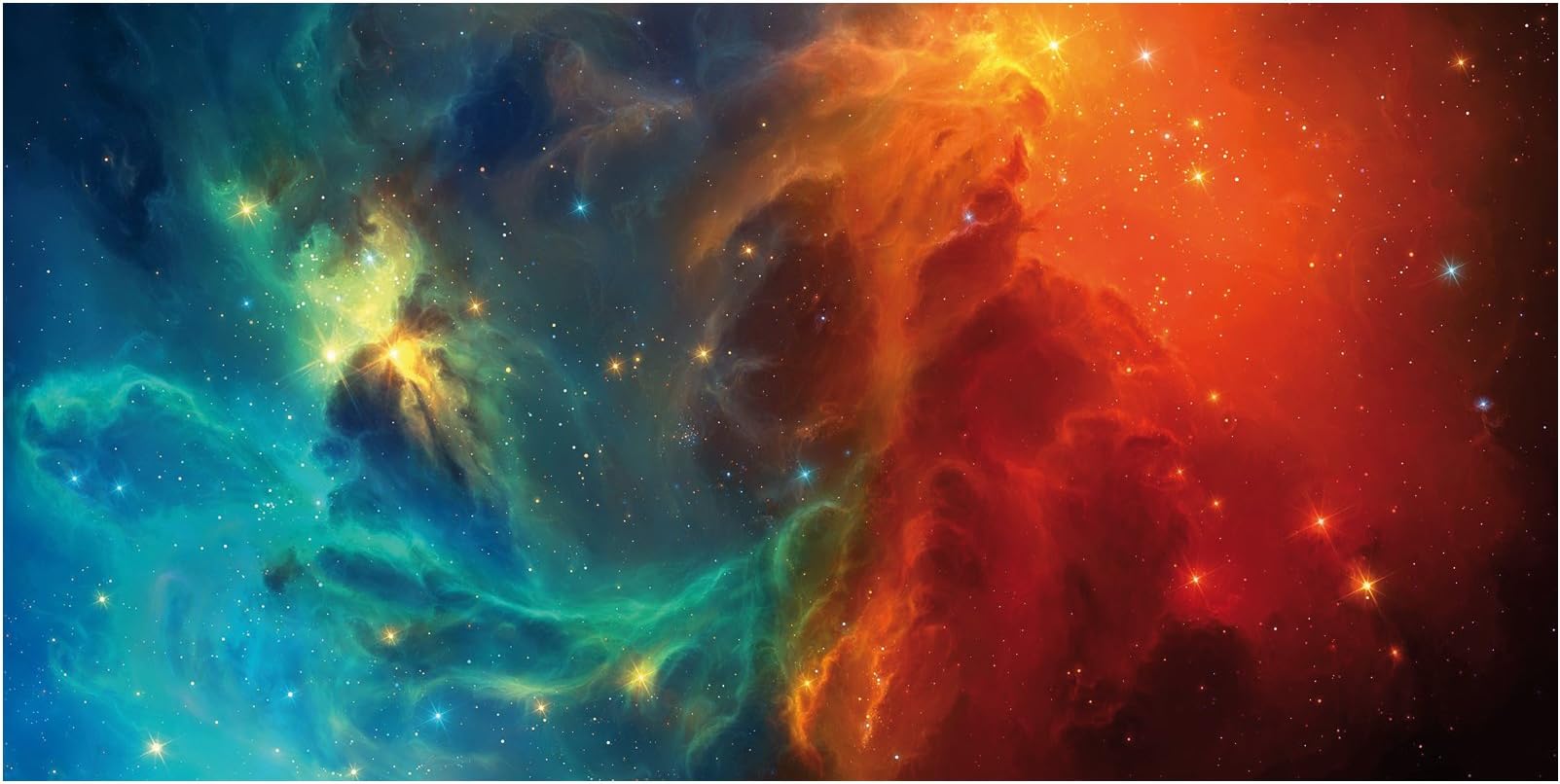 6x3ft Space Gaming Mat for Miniature Games