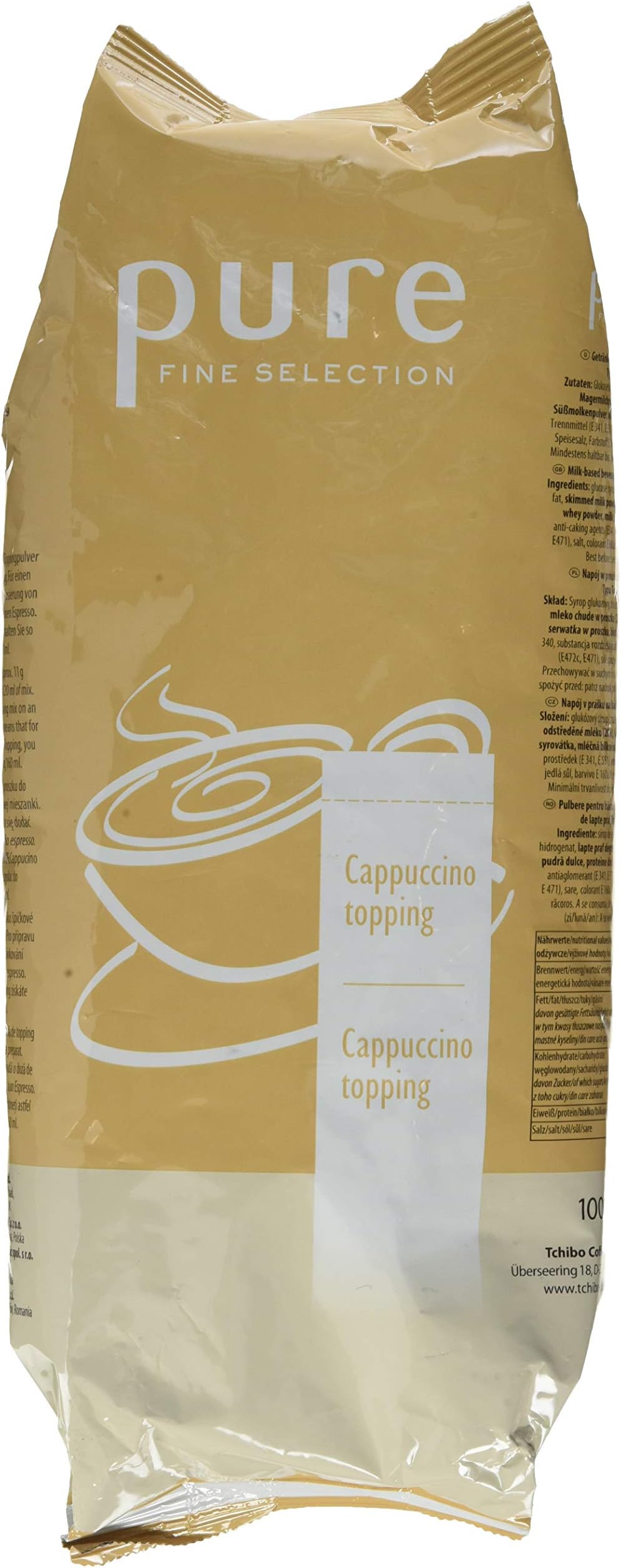 Tchibo81358 Pure Cappuccino Topping Fine Selection