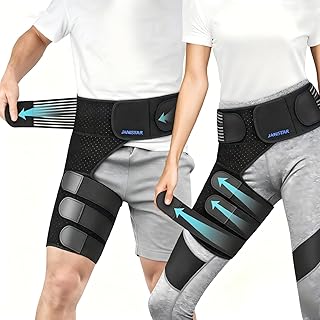 Sciatica Pain Relief Devices, Hip Brace for Women Men, Thigh, Groin, Hamstring Compression Sleeve