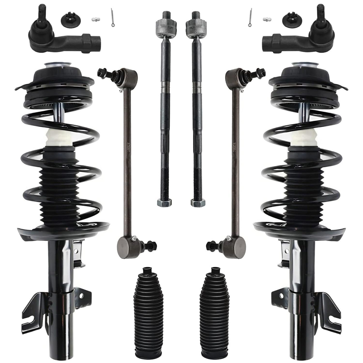 Detroit Axle - 10pc Front Struts Kit for 2013-2016 Dodge Dart [Limited]