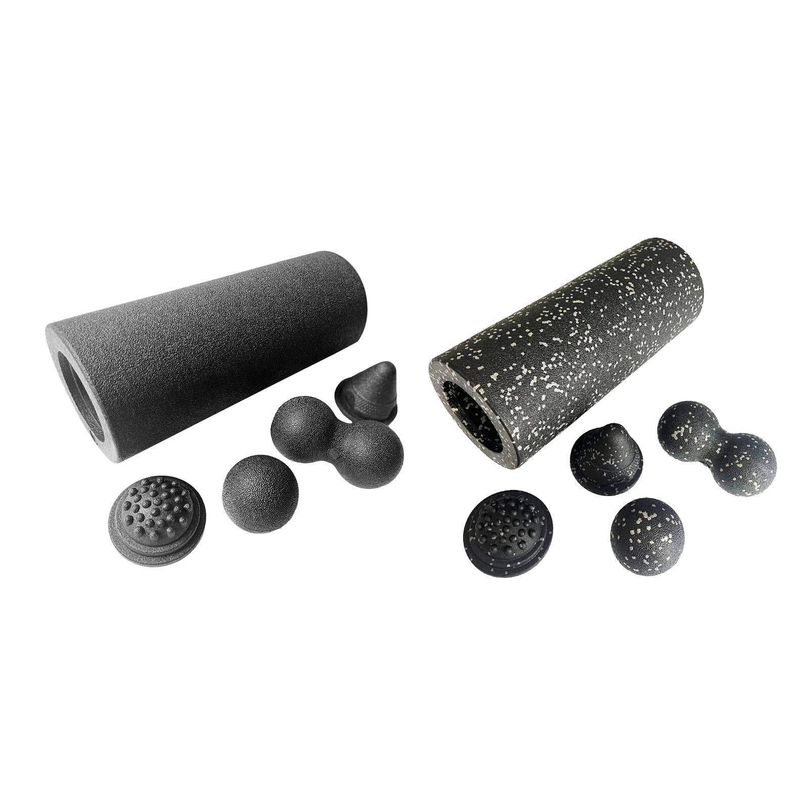 Roller Set Equipment High Density Yoga Starter Kit for Leg Yoga Pilates Black-image-30