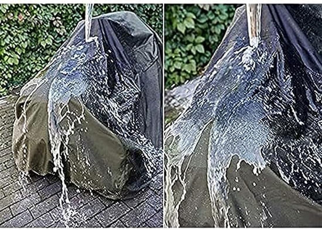 Pokrowiec Na Kosiarkę Do Traktorka Wodoodporny Ogród Ogólne Zewnątrz, Przechowywanie Kosiarki, Jazda(Green,XX-Large)