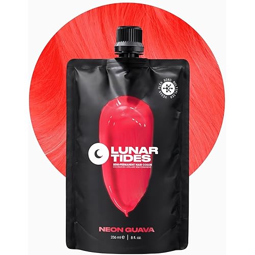 Lunar Tides Semi-Permanent Hair Color (43 colors) (Neon Guava, 8 fl. oz.)