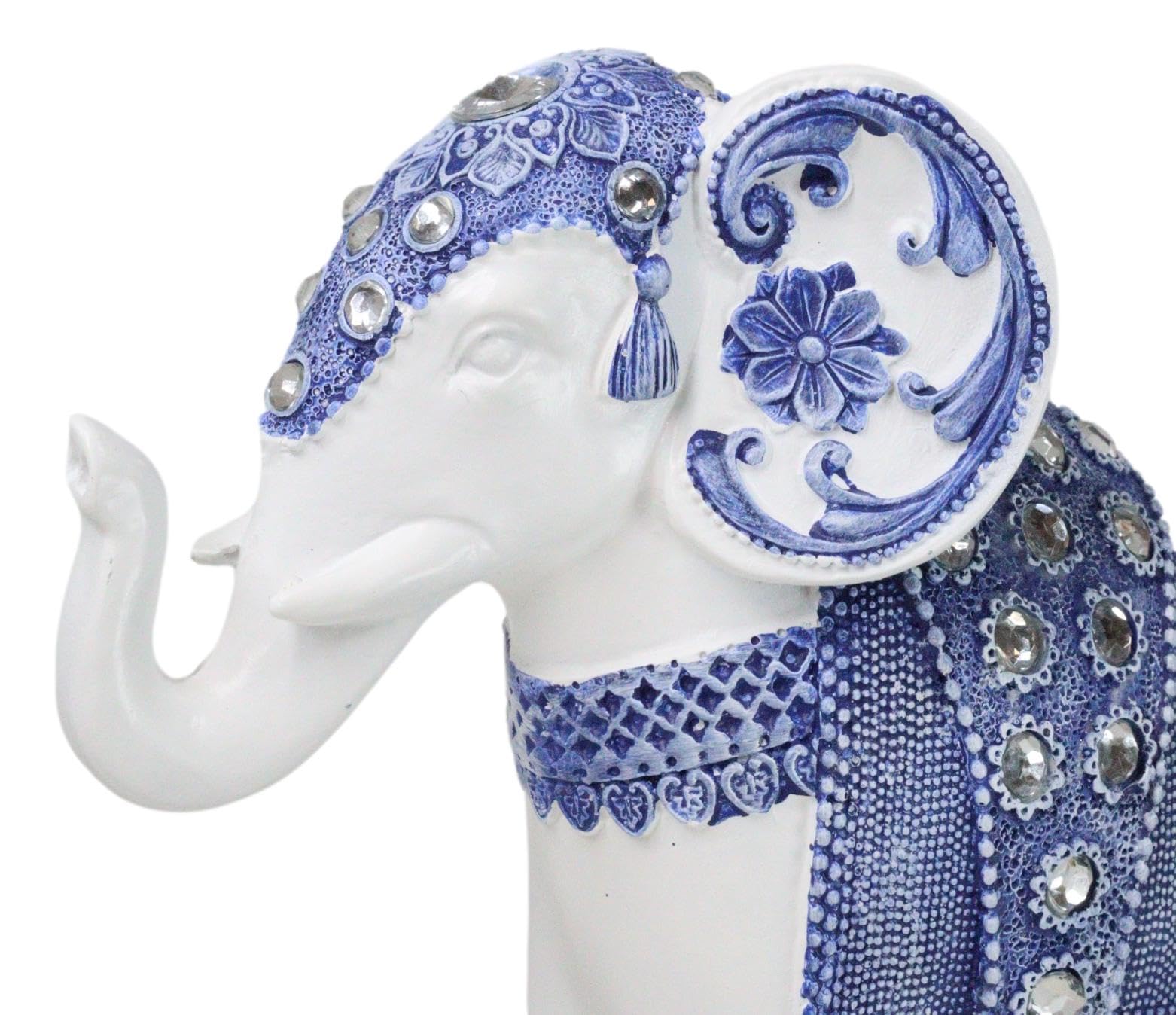 Amazon.co.jp: エブロス 風水明き スタイル 青と白 華麗なデザイン