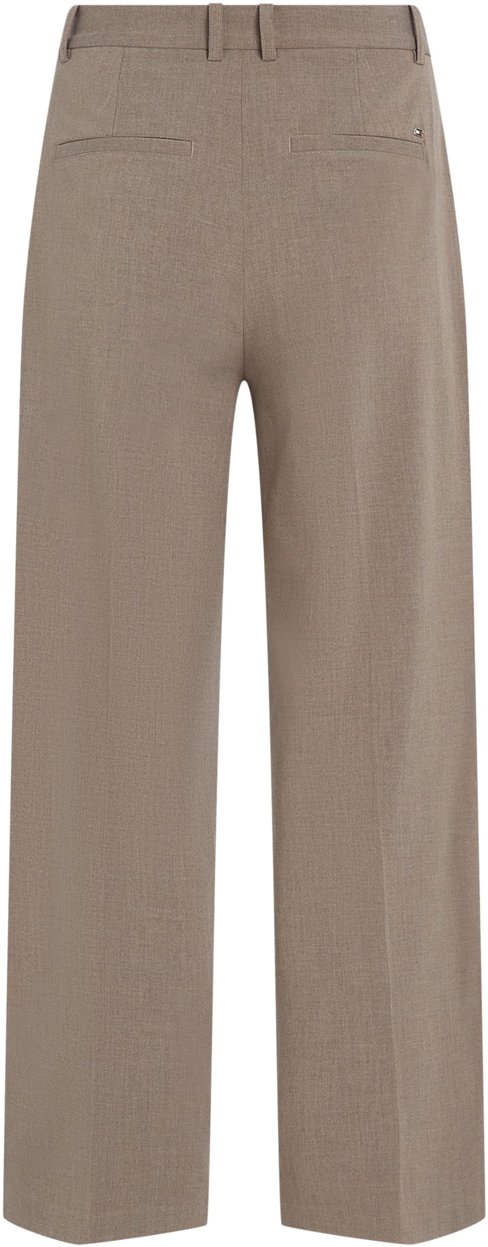 Tommy Hilfiger Pantalón de Tela Mujer Wide Leg Crop tobillero