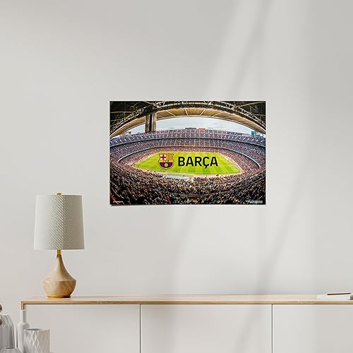 Miniatura 4 de Desert Cactus FC Barcelona - Póster de fútbol de fútbol de 24 x 36 pulgadas, decoración oficial para fanáticos (24 x 36, estilo L)