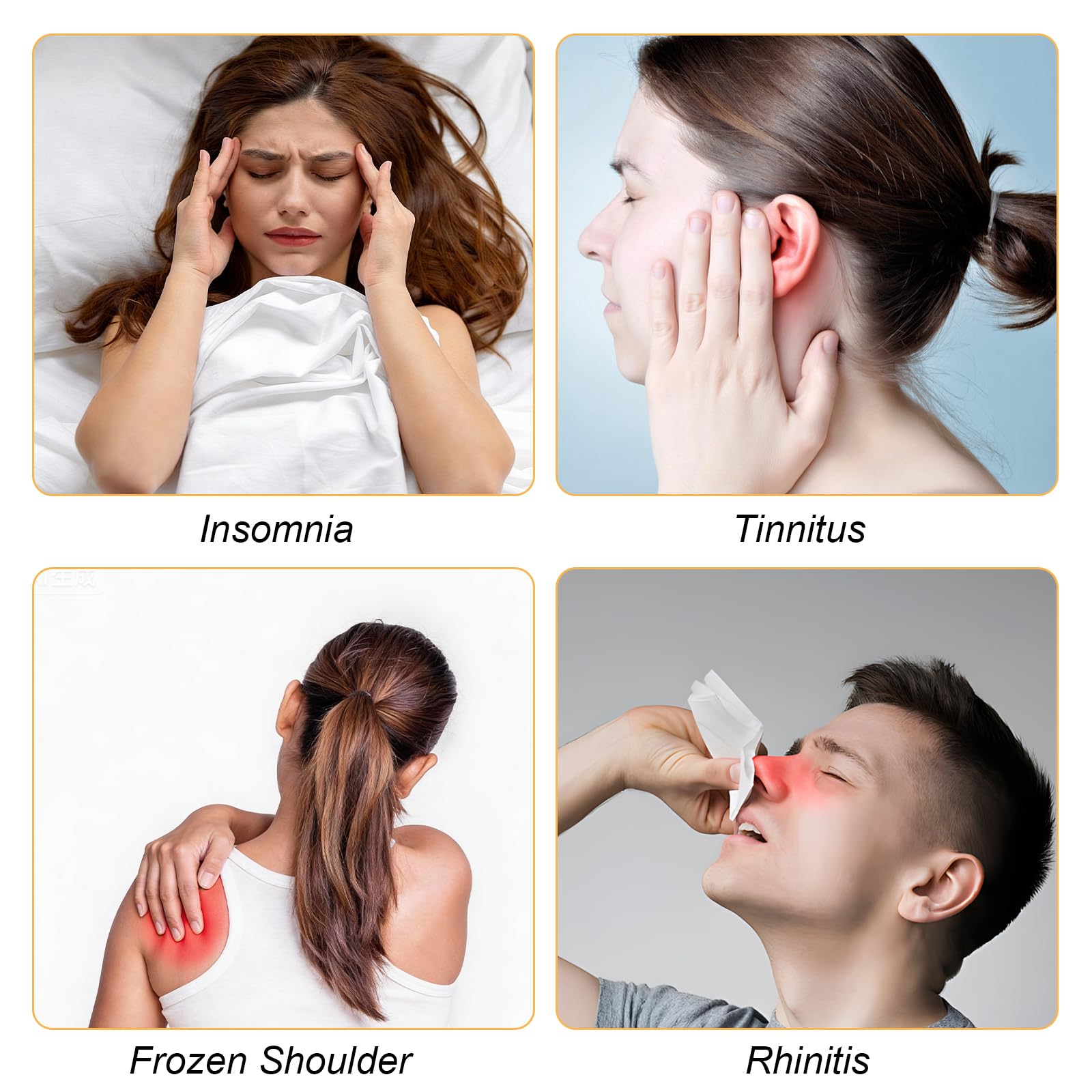 100 Pezzi Cerotti per Punto Auricolare di Agopuntura, Ricarica Confezione Monouso Pressa per L'orecchio Semi Agopuntura Cerotto per Pressione Dell'orecchio Massaggio Orecchio Auricoloterapia