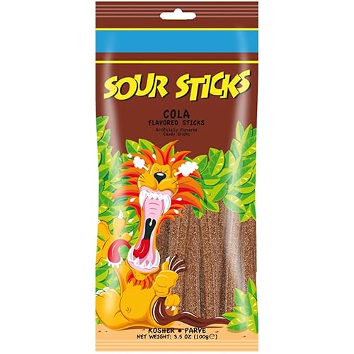 Snacktery Cola Sour Straws - Gomitas de cola agria sin OMG, veganas y kosher de cola, paquete de 3.5 onzas Snacktery Cola Sour Straws - Gomitas de cola agria sin OMG, veganas y kosher de cola, paquete de 3.5 onzas