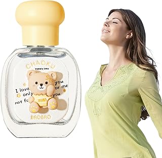 Perfume leve,Névoa de fragrância transparente em formato de urso 25ml com aroma floral frutado - Óleo de fragrância de longa duração para mulheres, ideal para uso diurno e ocasiões especiais Sazemood