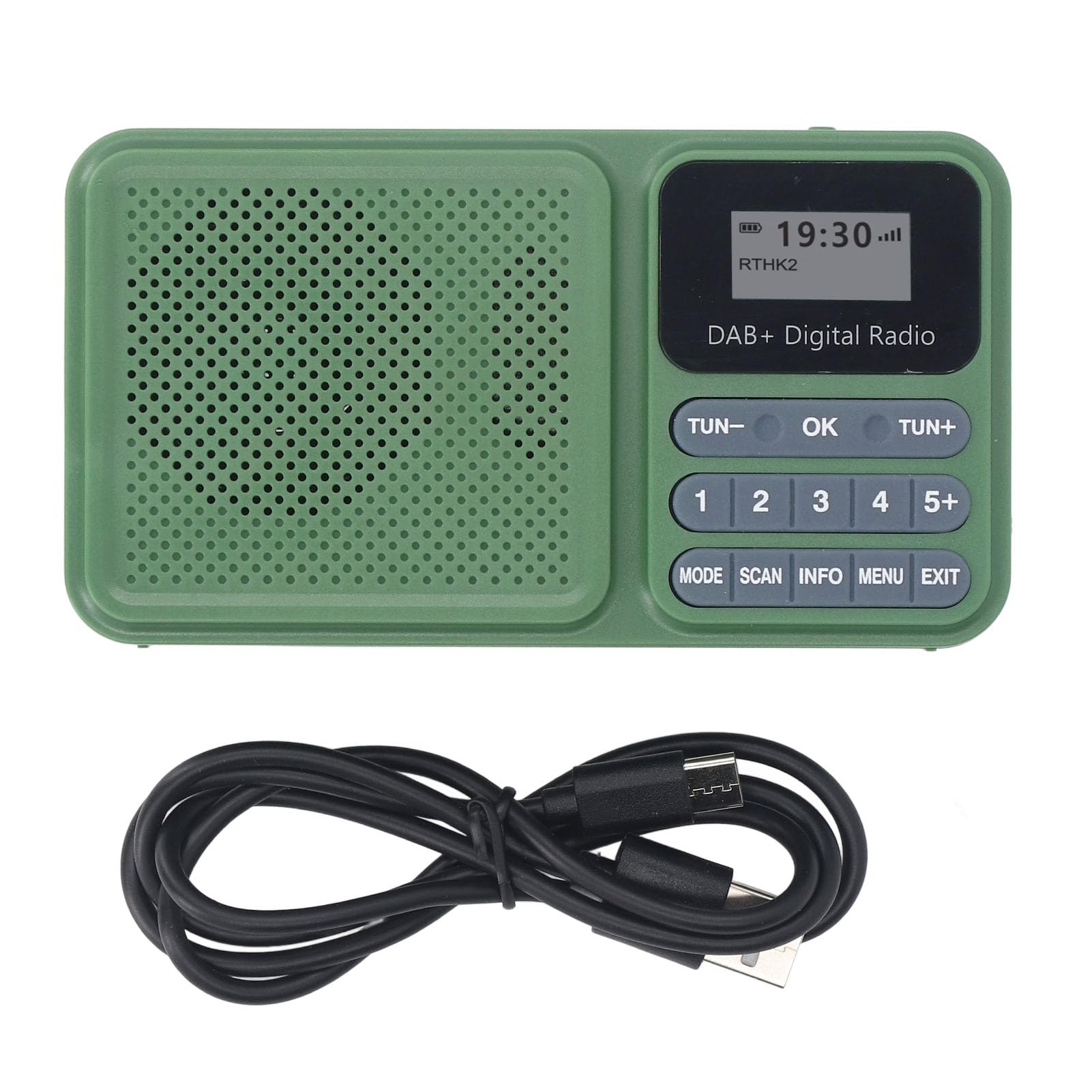 Solar Powered Dab Radio Stereo -Lautsprecher USB Music Playback Digital Radio für Outdoor -Aktivitäten