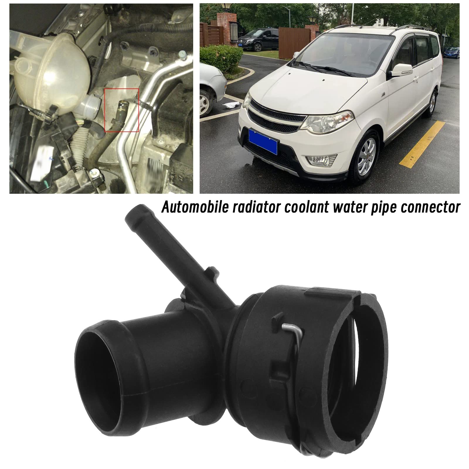 ECSiNG Kühlmittelflansch 1K0122291H - 2 Stück Set Für VW & Audi Modelle