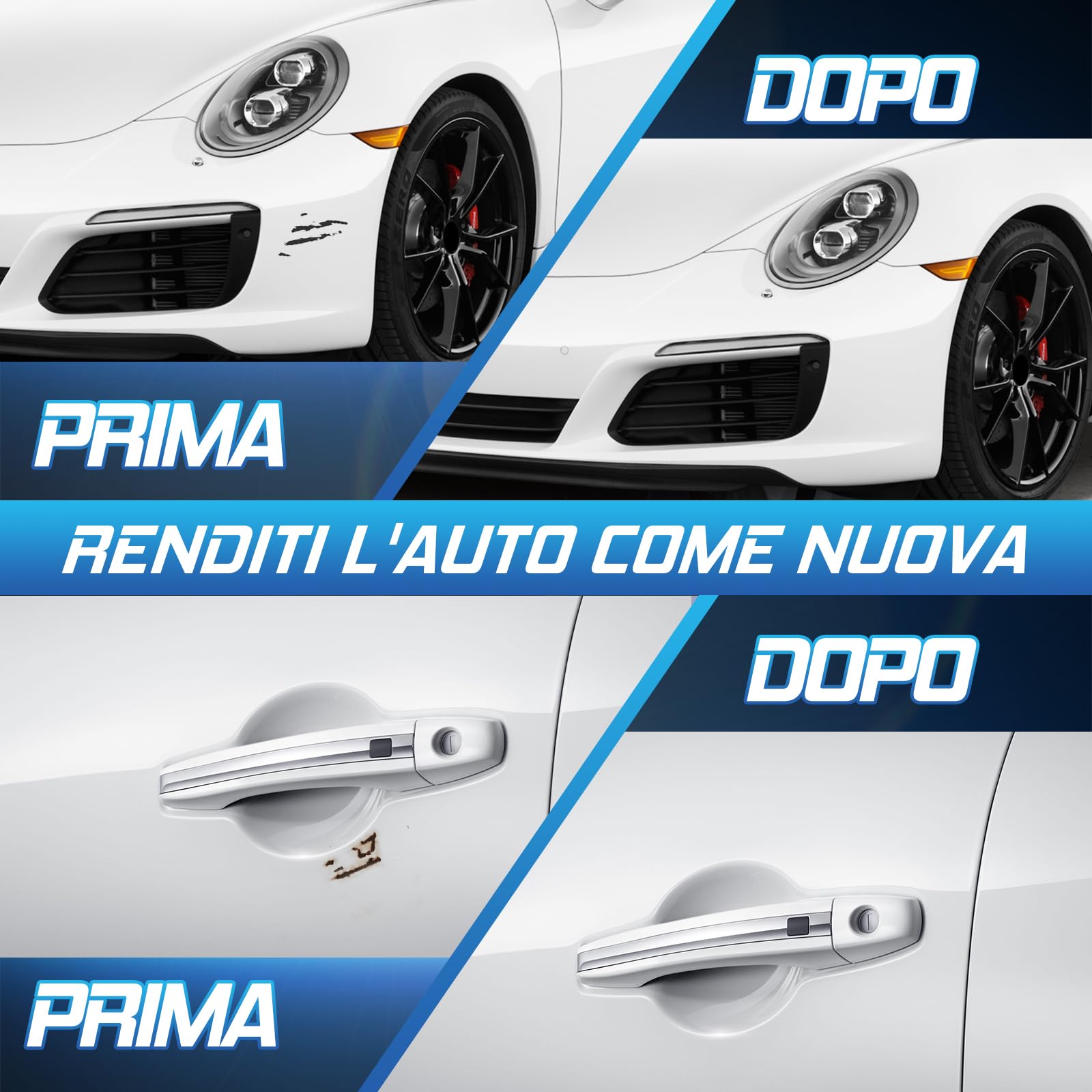 prowithlin Penna Ritocco Carrozzeria Confezione da 2 Pezzi - Pennarello per Ritocco Vernice Auto