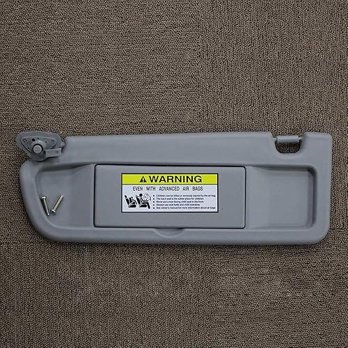 Vista 32 de Dasbecan Parasol para el lado izquierdo del conductor beige compatible con Honda Civic 2006-2011, reemplaza # 83280-SNA-W01ZB