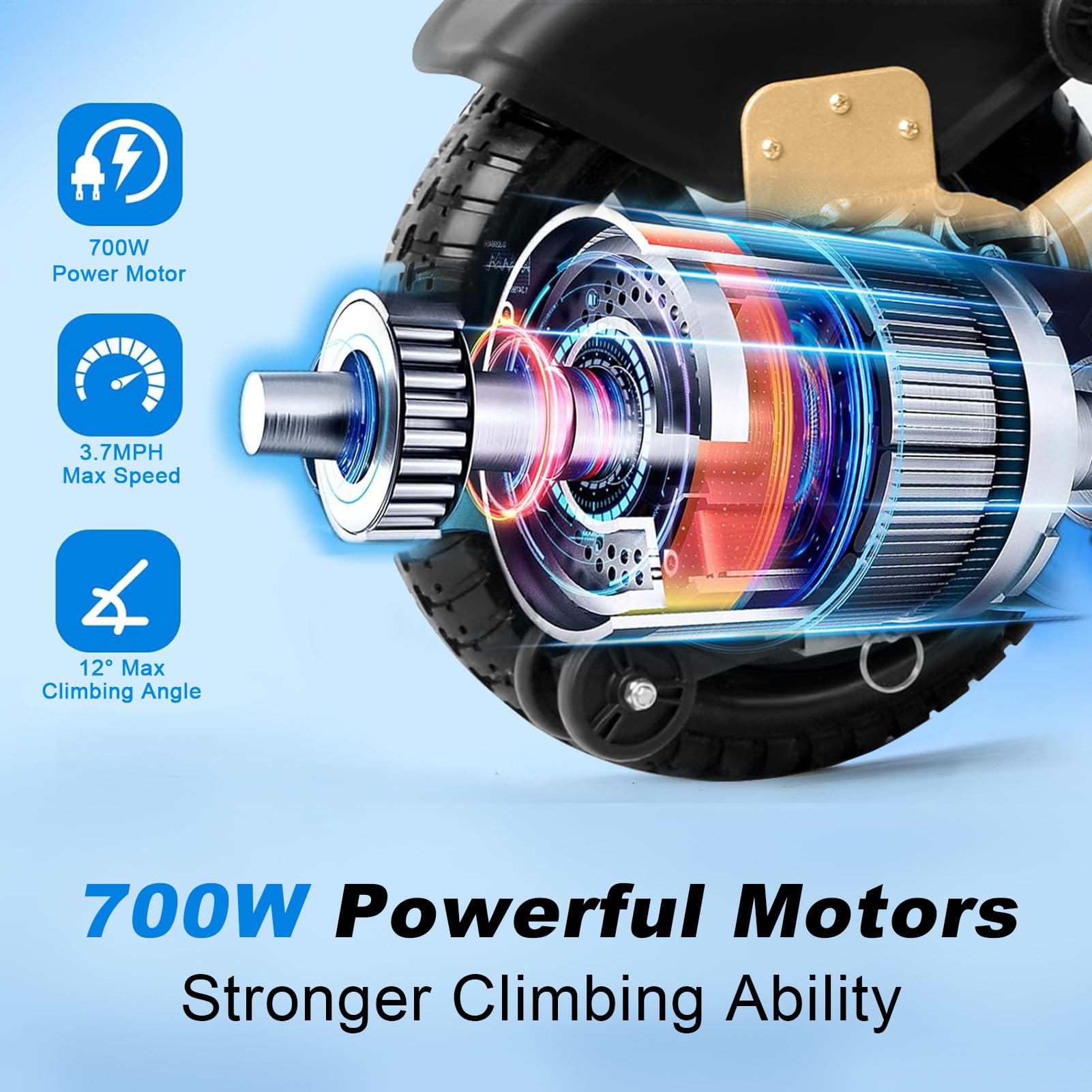 WEYRAL Set di 2 sedie a rotelle elettriche pieghevoli, 12AH, autonomia di 48 km, fino a 150 kg, per anziani, con controllo posteriore, sacchetto antipolvere e borsa per il trasporto