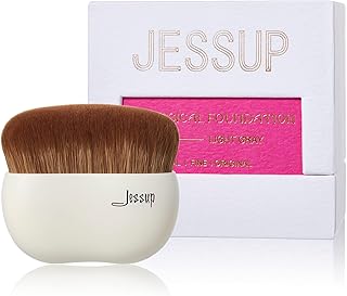 Sponsored Ad - Jessup Makeup Brush, Foundation Brush Flat Top Kabuki Brush for Face Blush Liquid Powder Foundation Brush f...