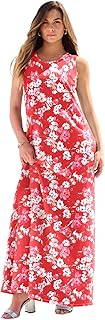 Women's Plus Size Petite Ultrasmooth Fabric Sleeveless Maxi Dress - Buy now