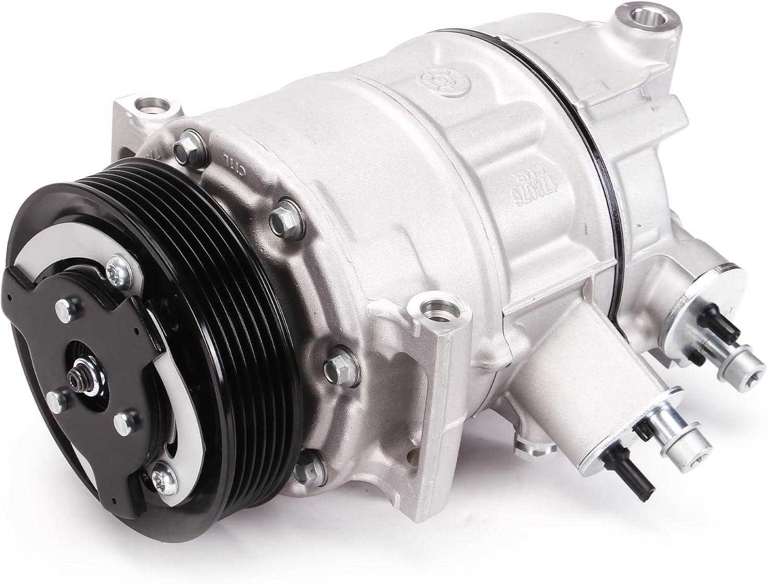 1K0820859S A/C Compressor with Clutch Compatible with VW J-etta for GTI CC for Pas-sat 1.8L 2.0L 2006-2015