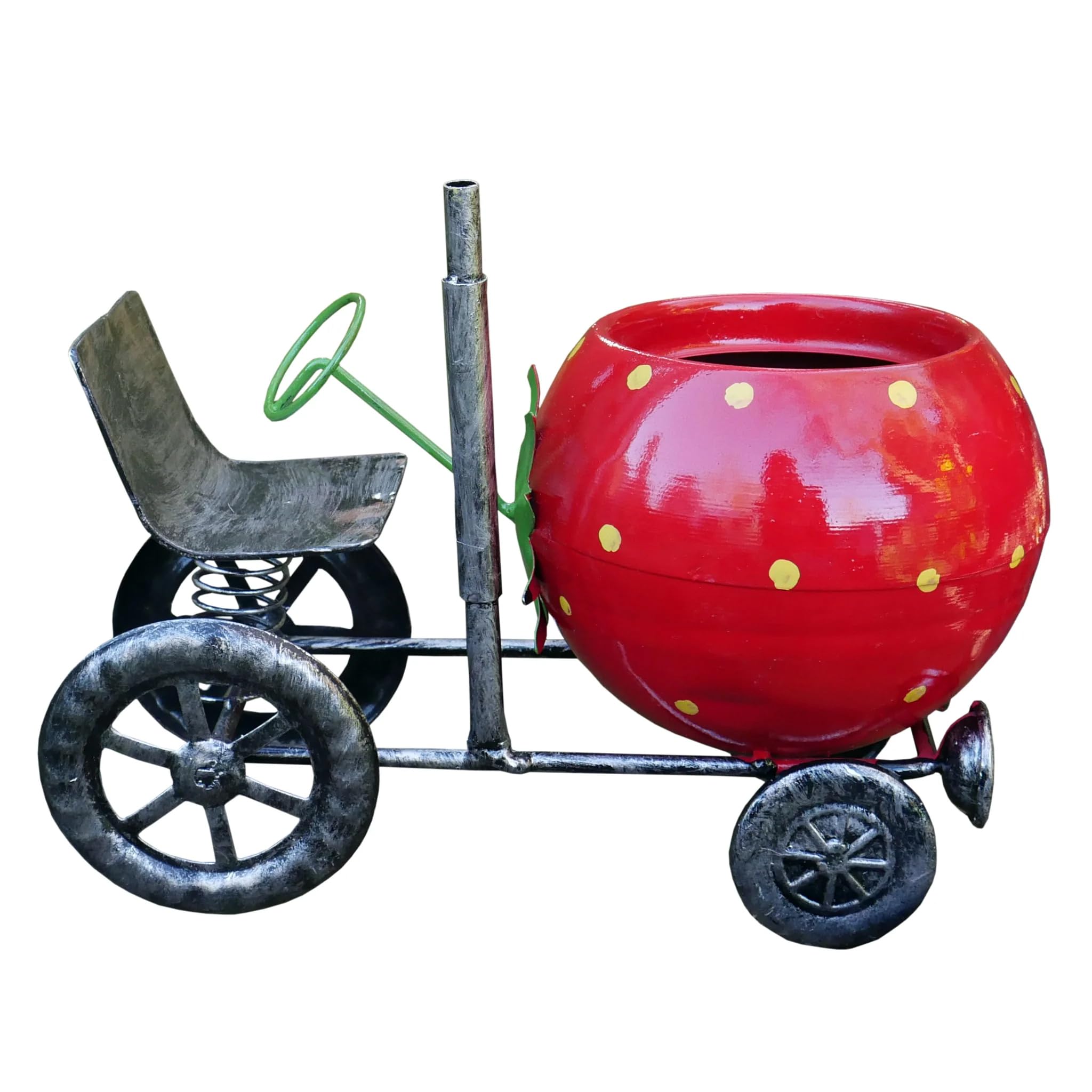 Bike Flower Pot Plant stand (Red)