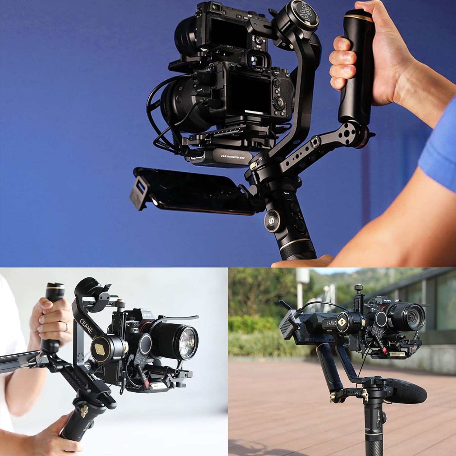 One-Day Sale: Up to 60% Off Zhiyun TransMount Sling Grip Handle for Crane 2S / Accessory for Zhiyun Crane 2S Handheld Stabilizer Gimbal