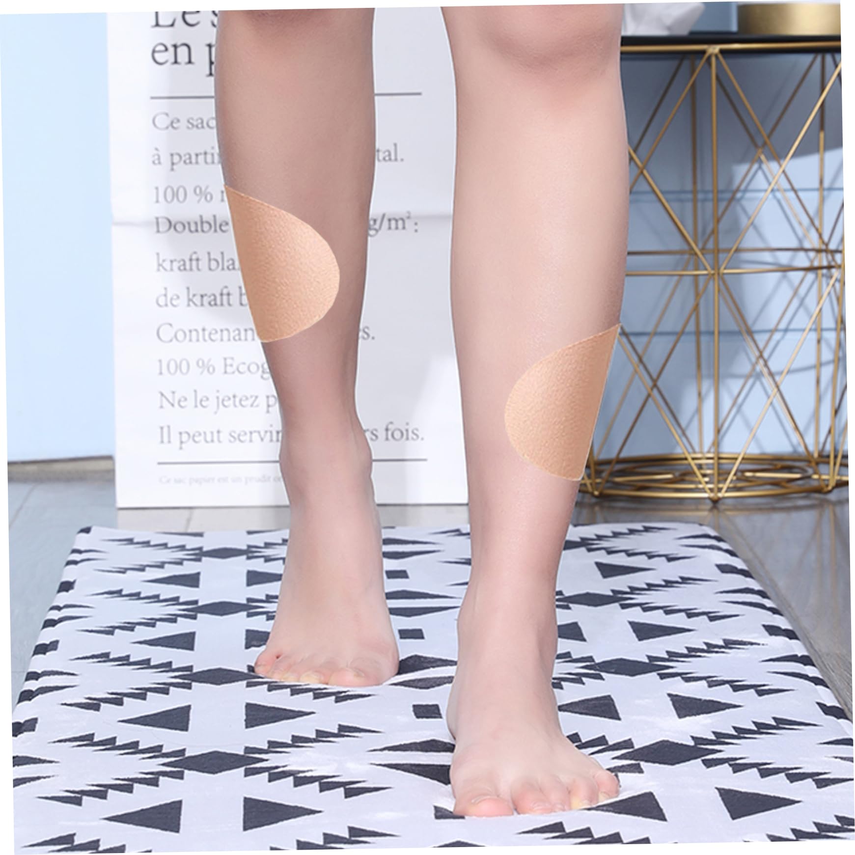 Prevención de roce de muslo Bandas de muslo 20pcs antieco, adhesivo autoadhesivo desechable anti fricción, elastic transpirable por el desgaste de la prevención de roce de muslo para muslos, pantorri