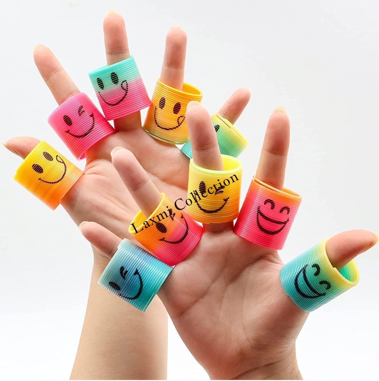 Laxmi Collection 12 Pcs Spring Rainbow Magic Fidget Mini Coil Springs Toys for Kids Birthday Return Gifts for Boys and Girls in Bulk-Multi-Color (Pack of 12) (B0CVDKY6ST) Amazon Price History, Amazon Price Tracker
