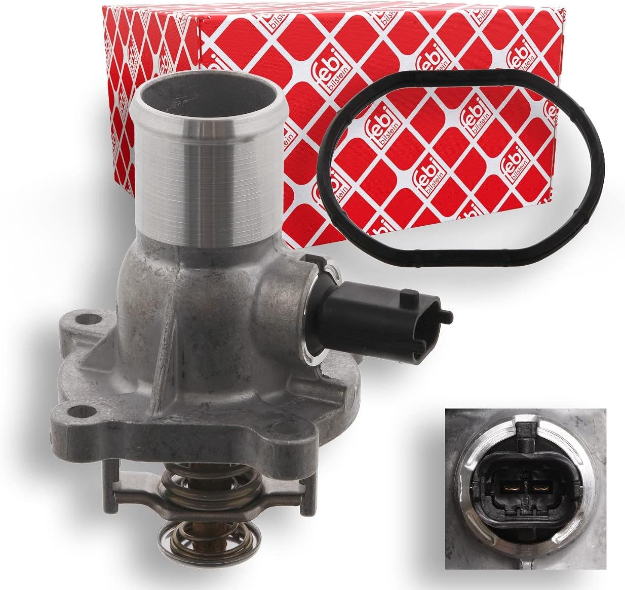 febi bilstein 33683 Thermostat with gasket, pack of one
