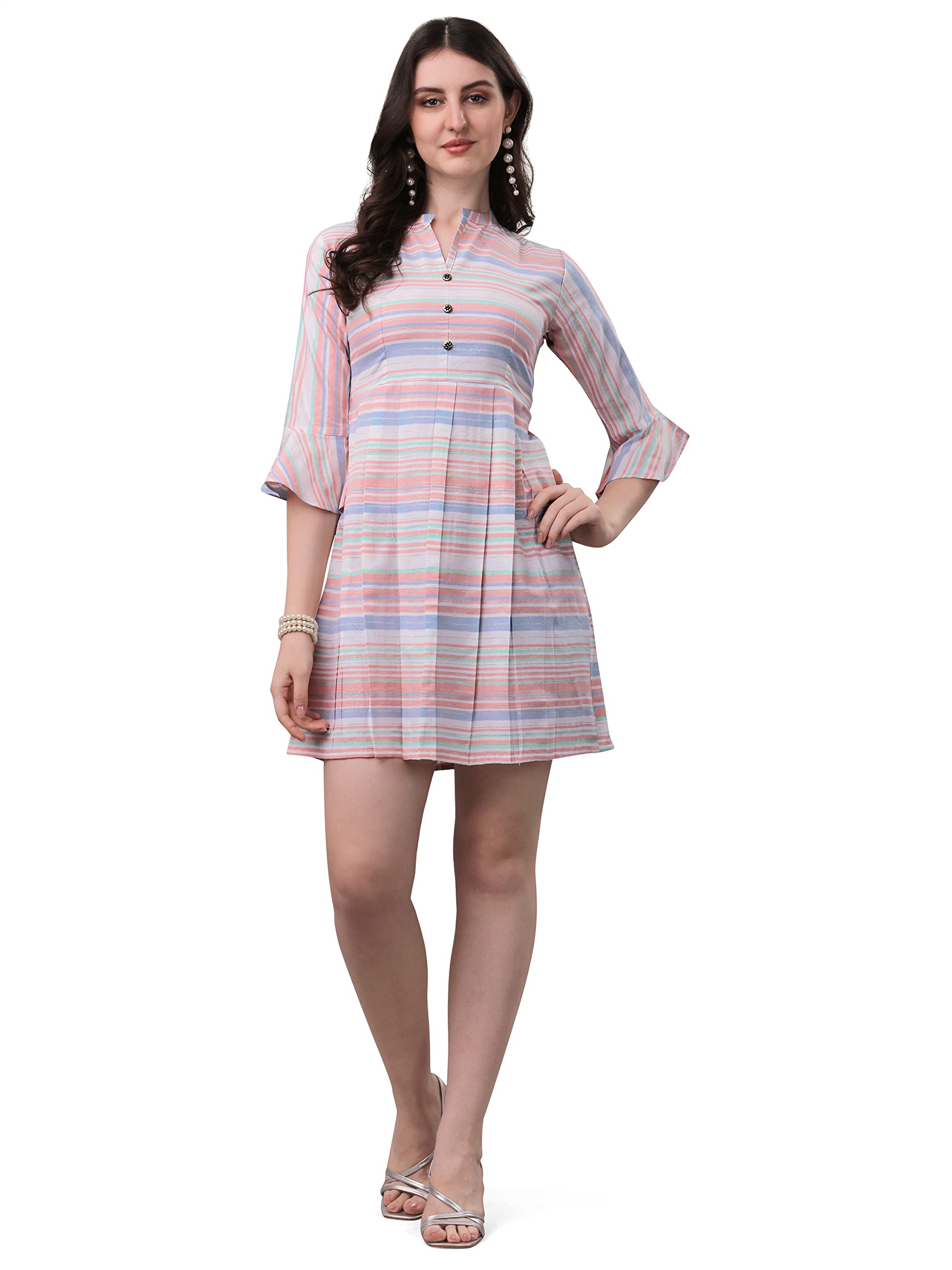 Shiv TextilesWomen's Cotton Short Kurti
