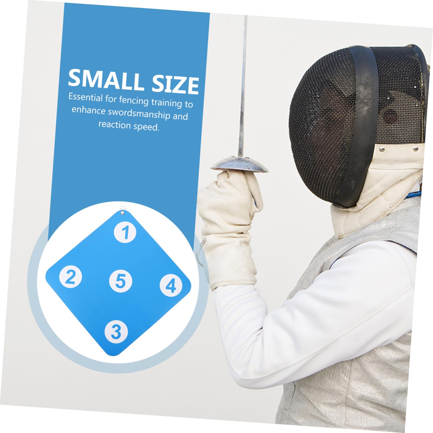 MUELODSIC Fencing Rubber Target for Outdoor Practice Durable Fencing Accessories for Enhanced Accuracy and Mounted Dual Sided Fencing Sport Target Lake