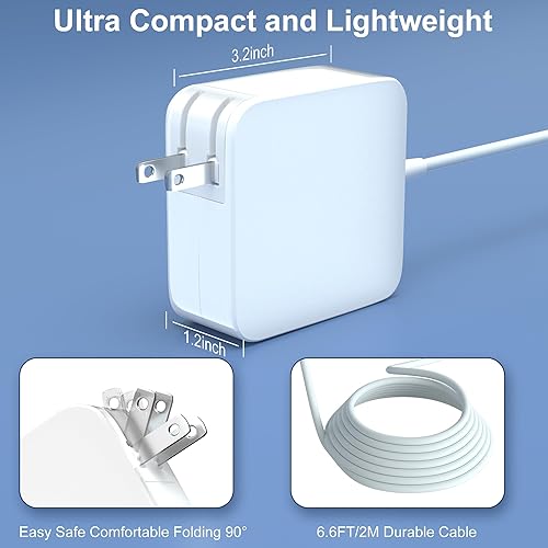 Miniatura 4 de Compatible con cargador Mac Book Pro, adaptador de alimentación de 85 W 60 W L-Tip para MacBook Pro 13 15 17 pulgadas antes de mediados de 2012,