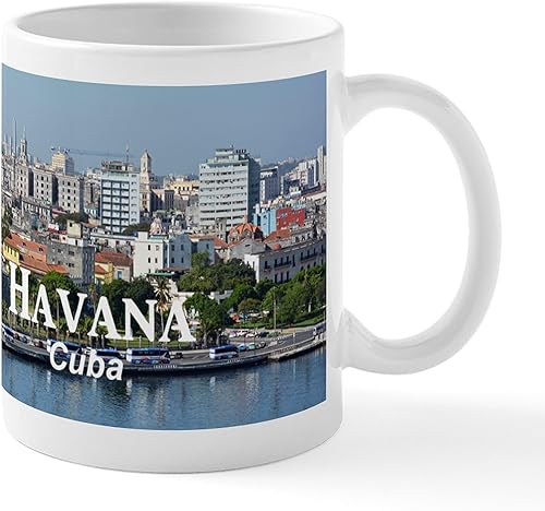 Miniatura 34 de CafePress Havana (Cuba) Taza de café de cerámica de 11 oz (11.0 fl oz)