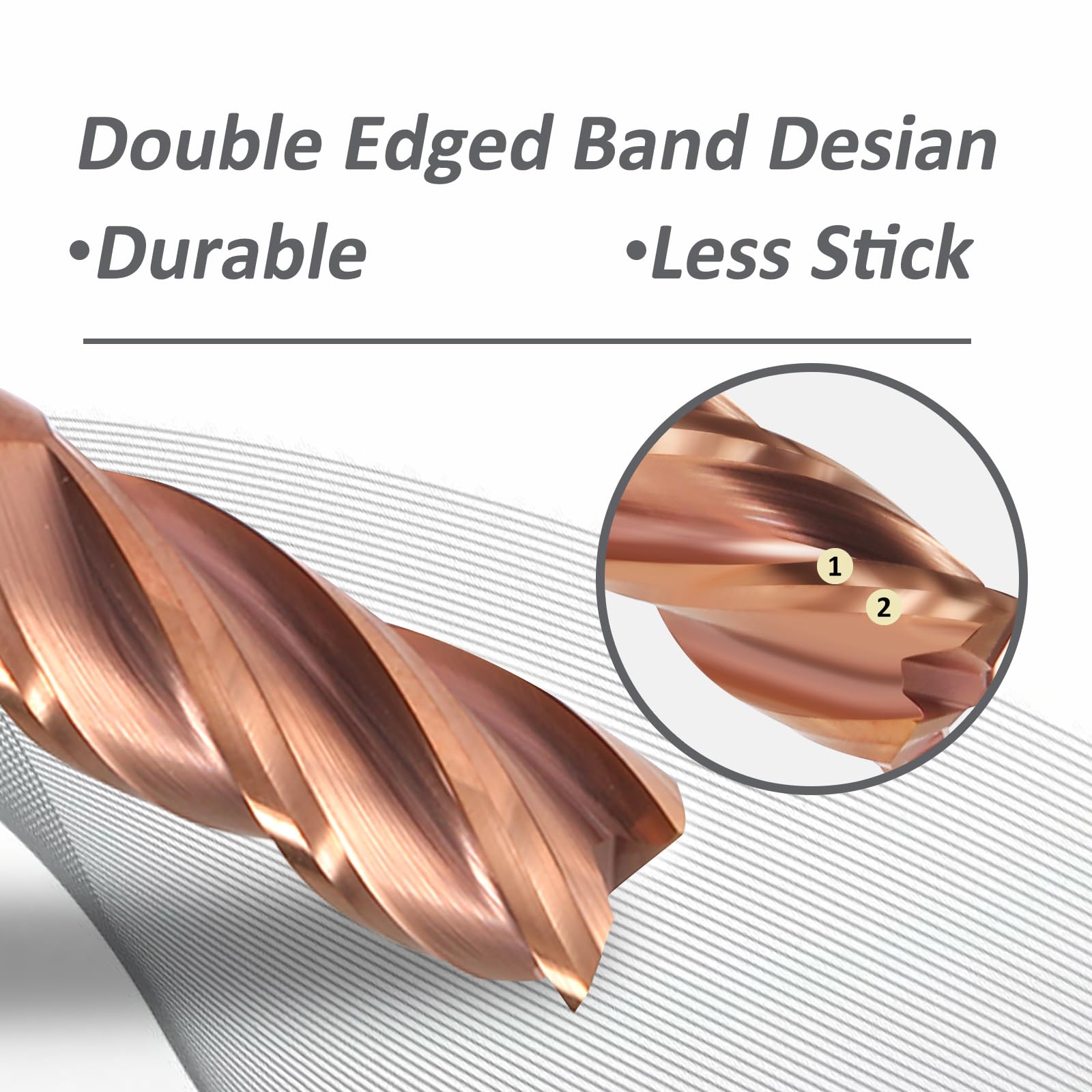 5 Frese A Spirale CNC 4mm - Per Legno, Compensato E MDF - Foto 5