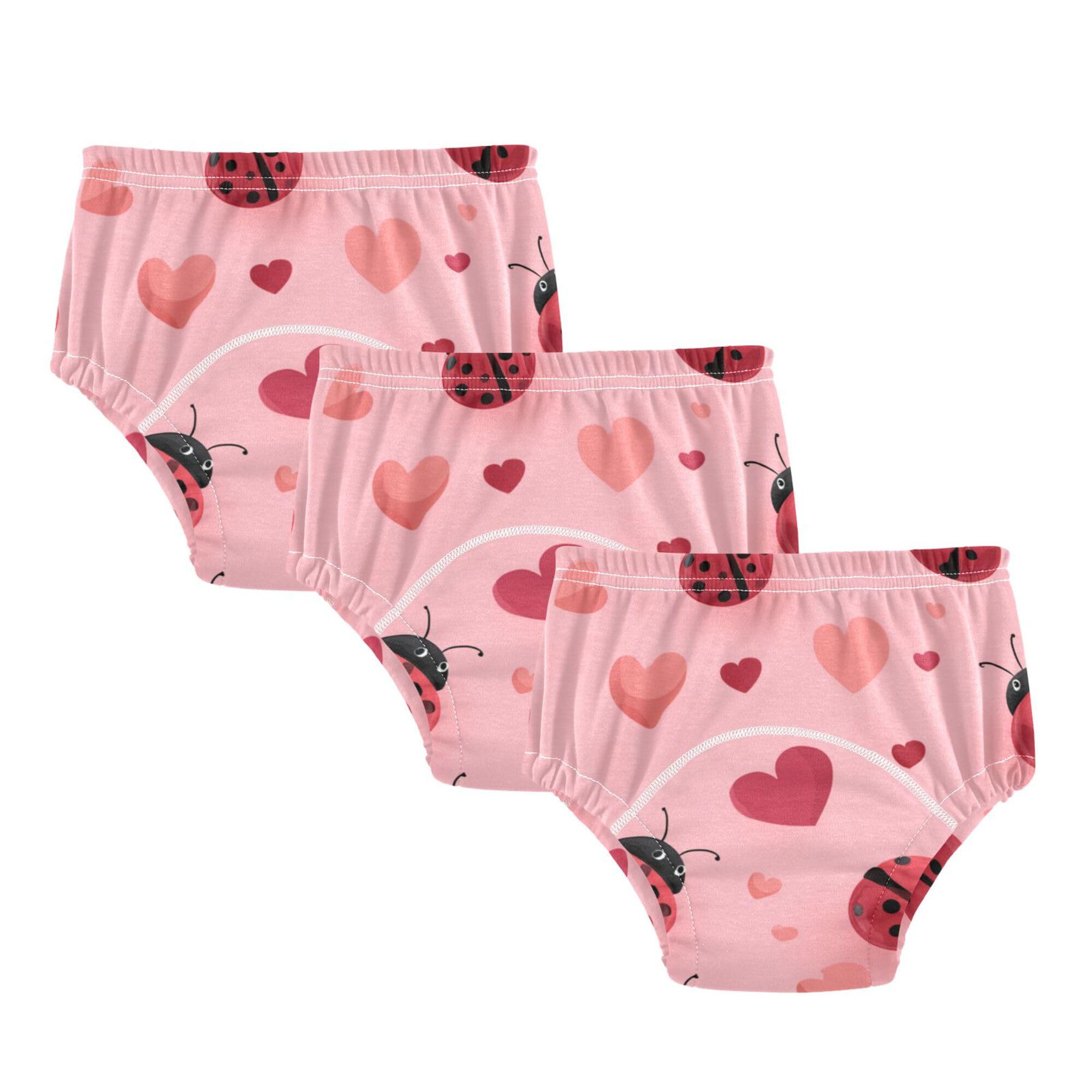 Toddler Potty Training Underwear Cotton Absorbent Soft Baby Girl Boy Potty Training Pant 2t-5t