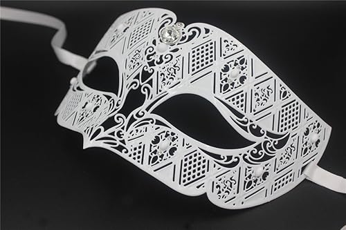 Miniatura 5 de Juego de máscaras venecianas para parejas, estilo de lujo, máscara de fiesta de princesa para parejas, mujeres y hombres, máscaras de Mardi Gras