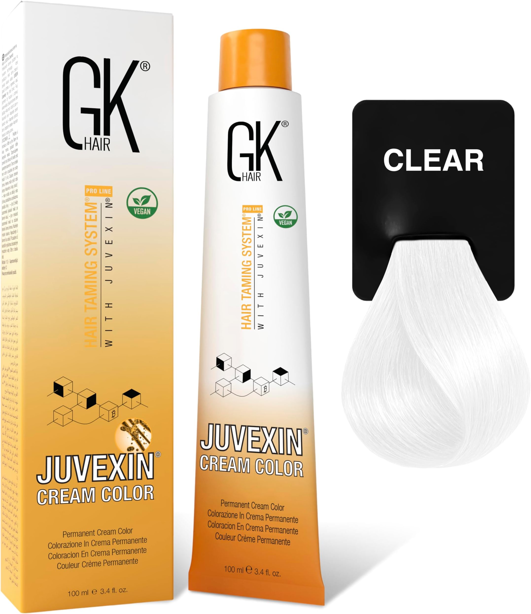 Global Keratin Professional Hair Color Cream Tube (3.4 Fl Oz/100ml) Nourishing & Cleansing Colors for Styling High Performance Long Lasting Permanent Natural Toner Dye