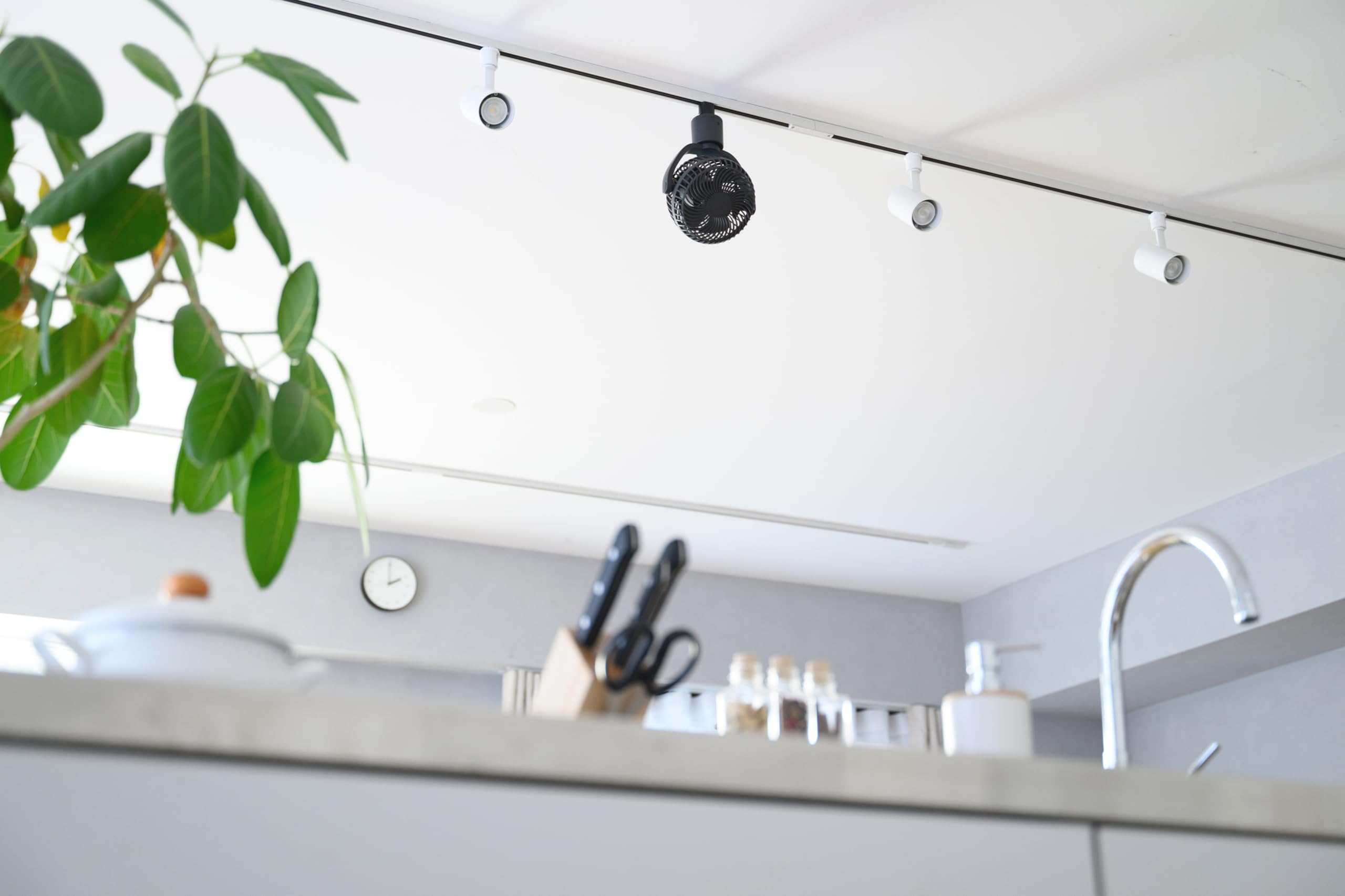 Amazon.co.jp: スワン電器 ダクトレール専用小型レールファン 首