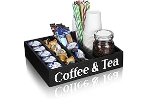 Soaoo Coffee and Tea Organizer: A Customizable Oasis for Your Daily Brew