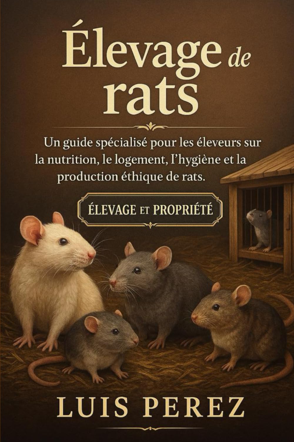 ÉLEVAGE DE RATS: Un guide spécialisé pour les éleveurs sur la nutrition, le logement, l’hygiène et la production éthique de rats.