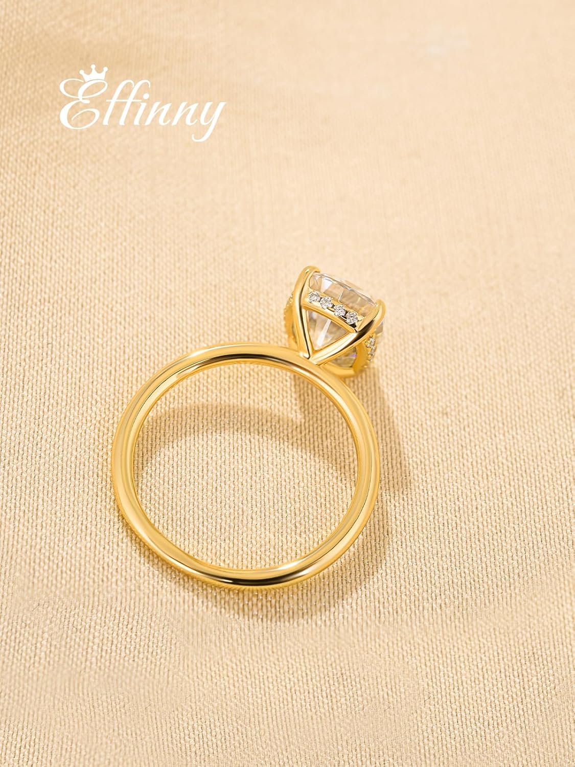 2.5/3.5ct Elongated Cushion Cut Moissanite Engagement Ring,Genuine D Color VVS1 Clarity,925 Sterling Silver Solitaire Promise Ring for Wedding,Daily,Travel,Party - Image 6