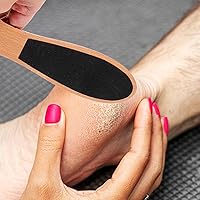 Vista 3 de 2pcs Wooden Handle Foot Files Callus Remover Dead Skin Remover Foot Rasp Pedicure Tool for Men and Women at Home and Salon Use