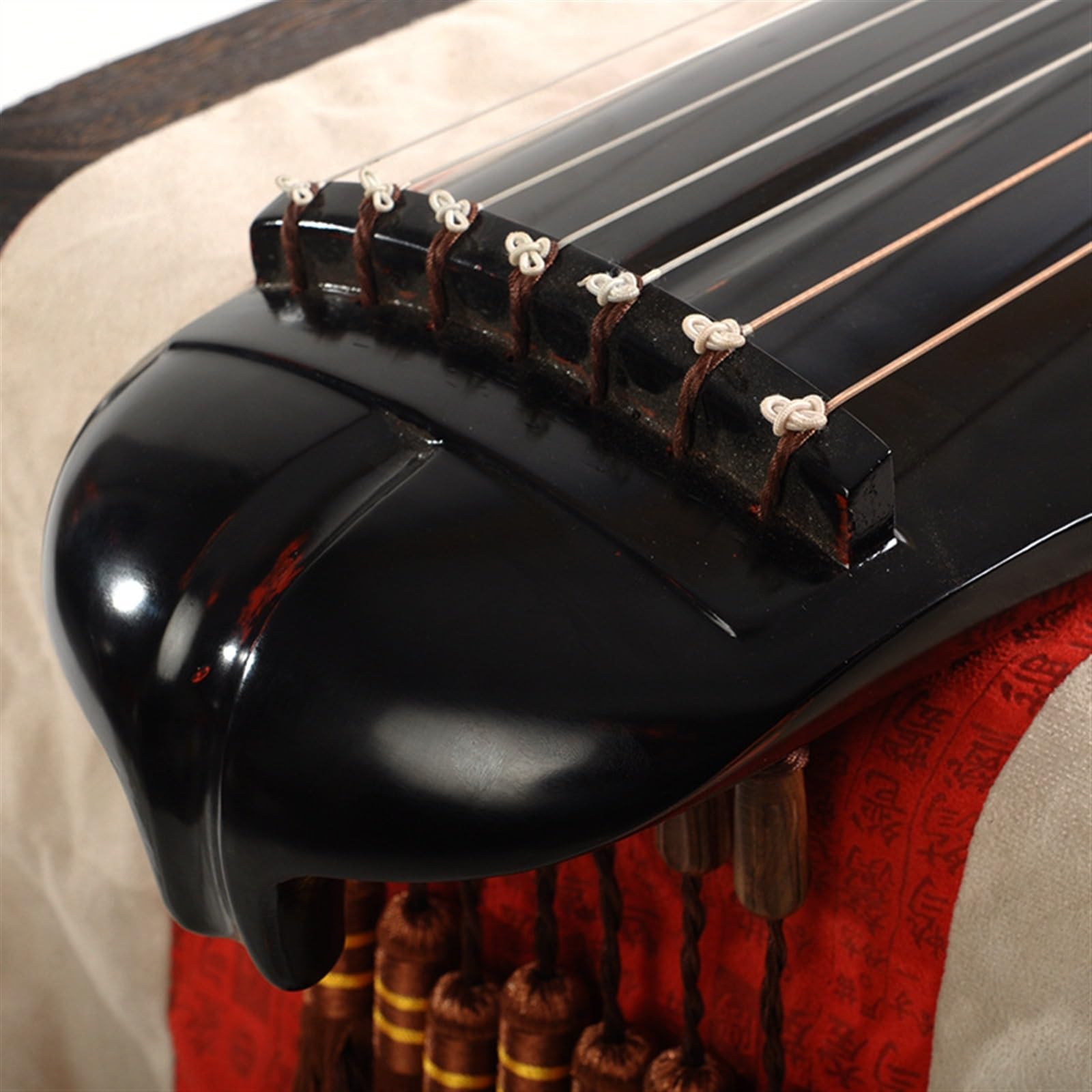 Guqin Instrument Muzyczny Ręcznie Surowy Lakier Guqin Do Nauczania Wydajności Guqin dla początkujących