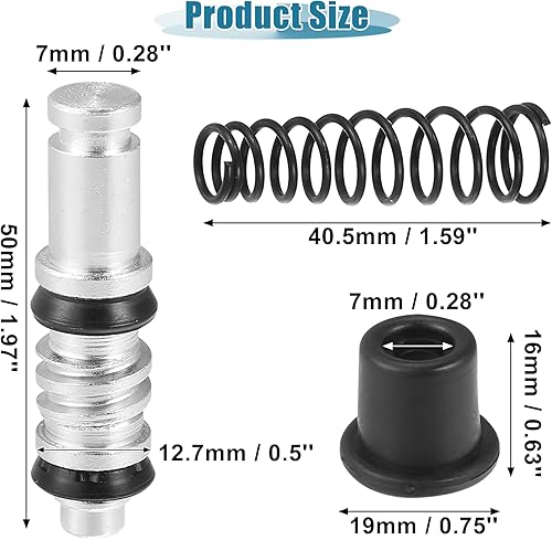 Miniatura 3 de Motoforti Kit de reparación de bomba superior de pistón, cilindro maestro, accesorios de reparación de plataformas de pistón, bomba de freno de