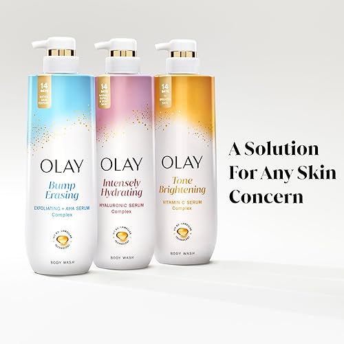Miniatura 7 de Olay Gel de baño intensamente hidratante con complejo de suero hialurónico, 26 onzas (paquete de 2)