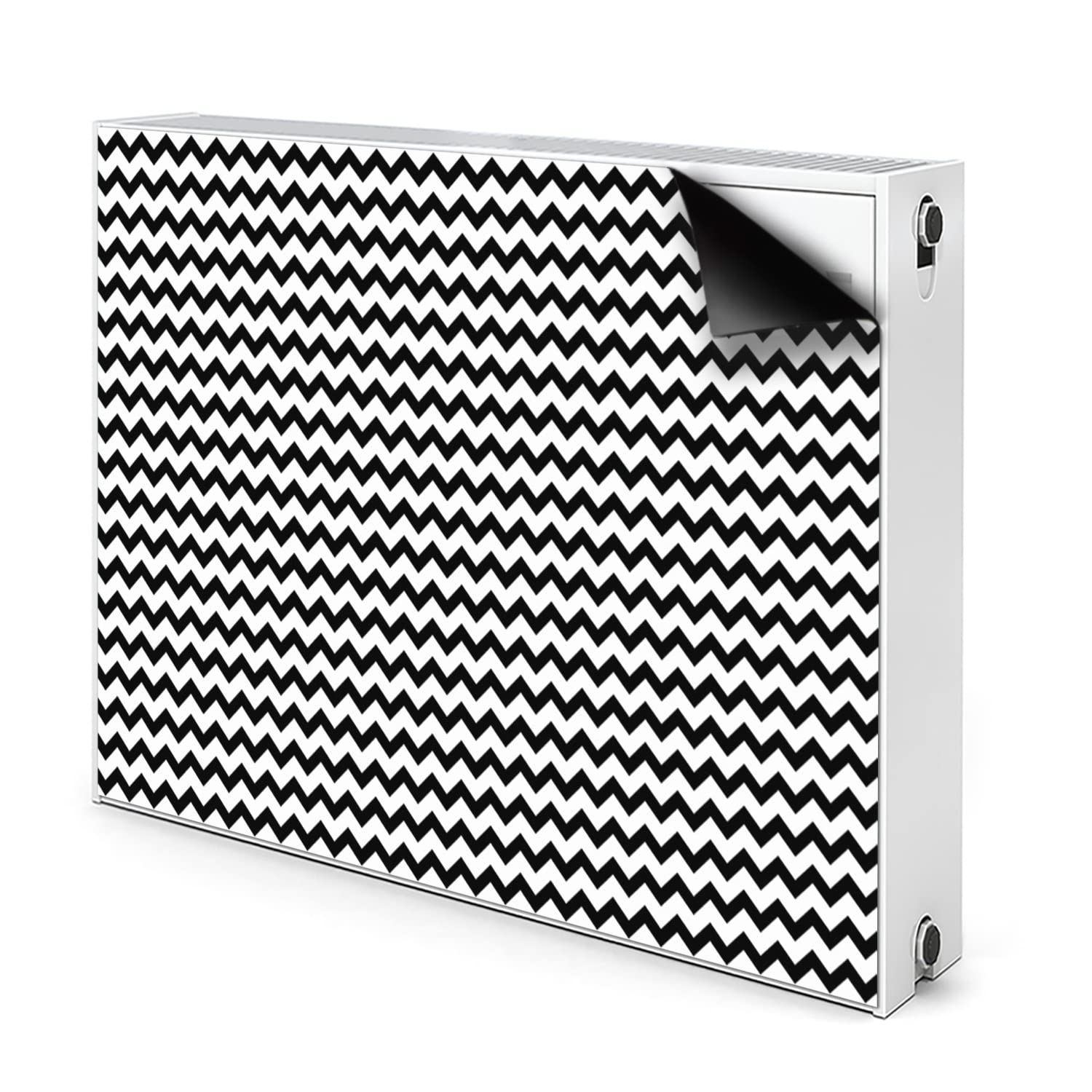 Cache radiateur blanc magnétique Decormat 100x60 couverture tapis aération
