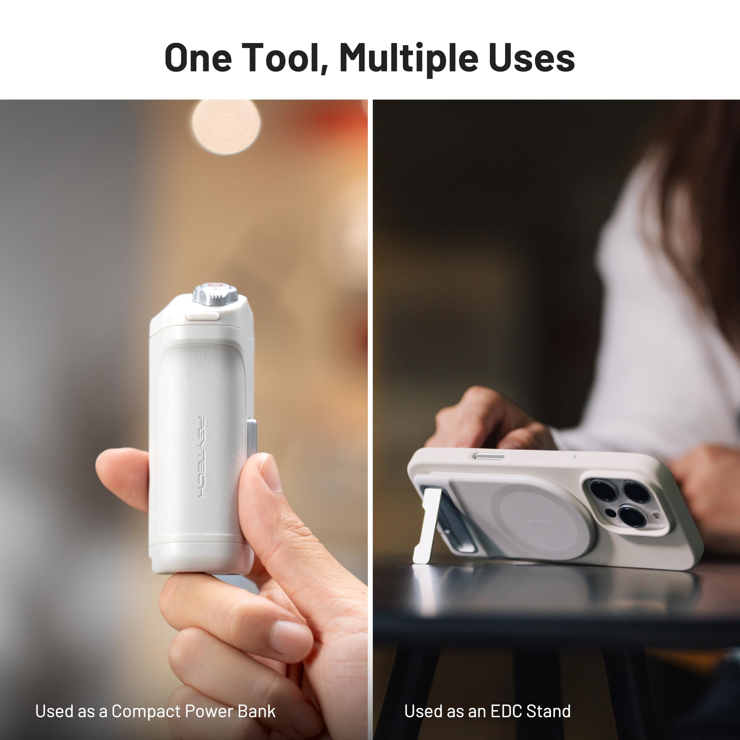 PGYTECH 3 in 1 MagCam Mobile Phone Grip Set, Wireless Charging