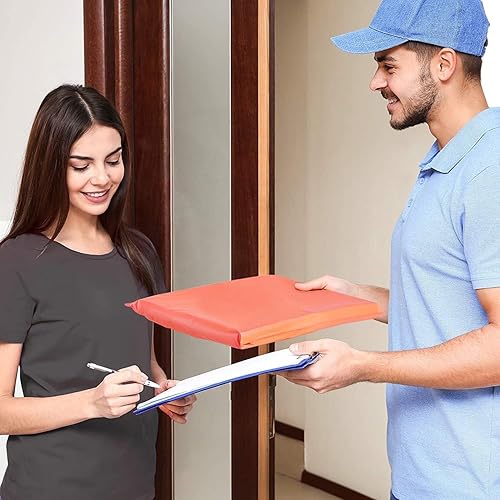 Miniatura 20 de Metronic Paquete de 100 sobres de polietileno de 12 x 15.5 pulgadas, bolsas de envío de tamaño mediano para ropa, sobres autosellantes fuertes