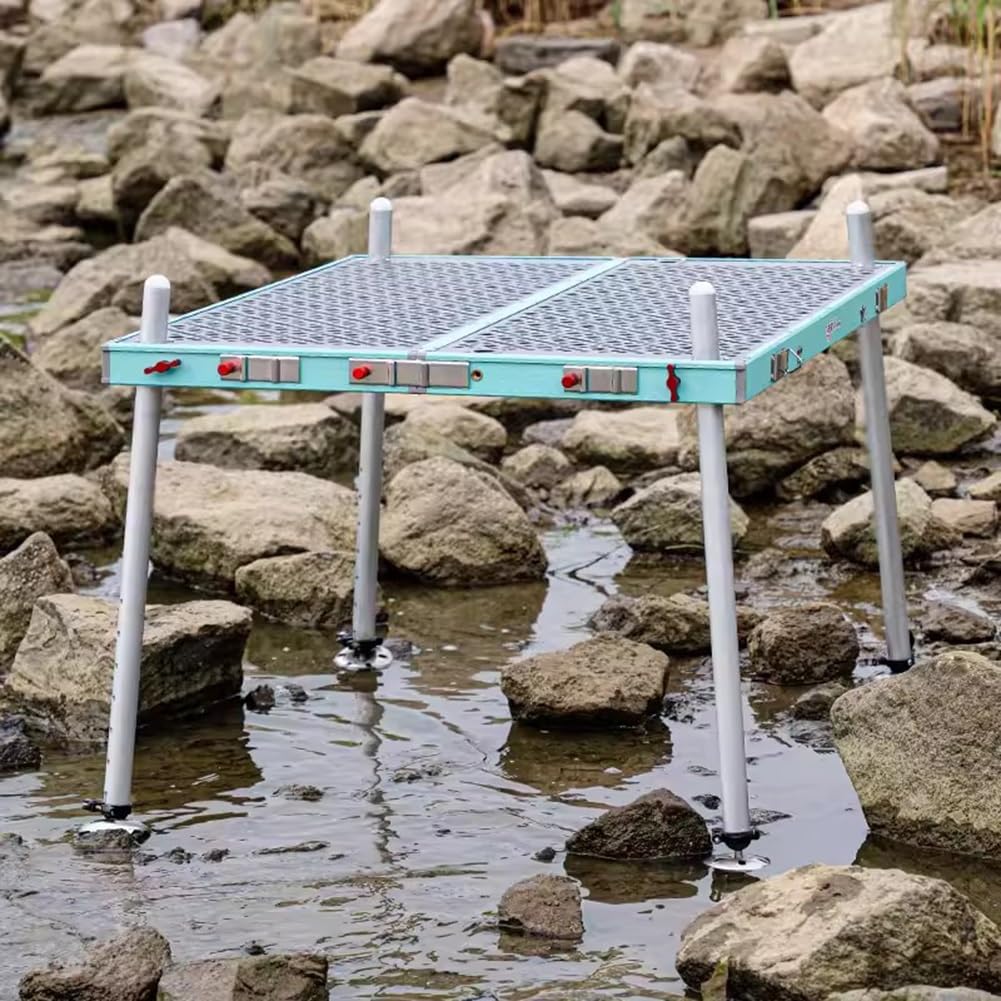 Plateforme de pêche pliable en aluminium ultra légère et stable