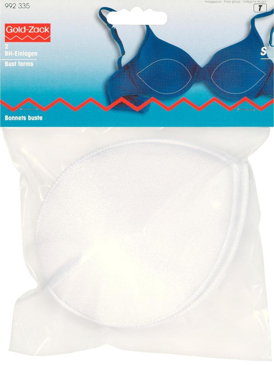 Prym Bust Forms, Polyamide, White, Gr. S, weiß, 2 Stück