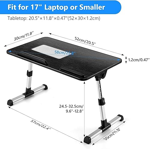 Miniatura 5 de BoxWave Soporte y soporte compatible con Chuwi CoreBook X14  Bandeja de cama de madera auténtica para laptop, escritorio para un trabajo cómodo en